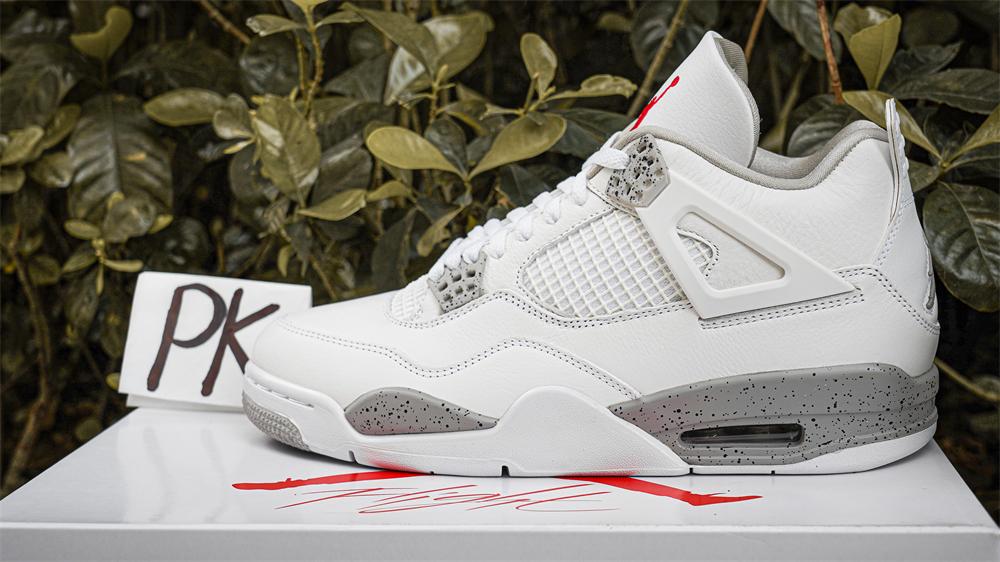 PK GOD Jordan 4 Retro White Oreo RETAIL MATERIALS READY TO SHIP